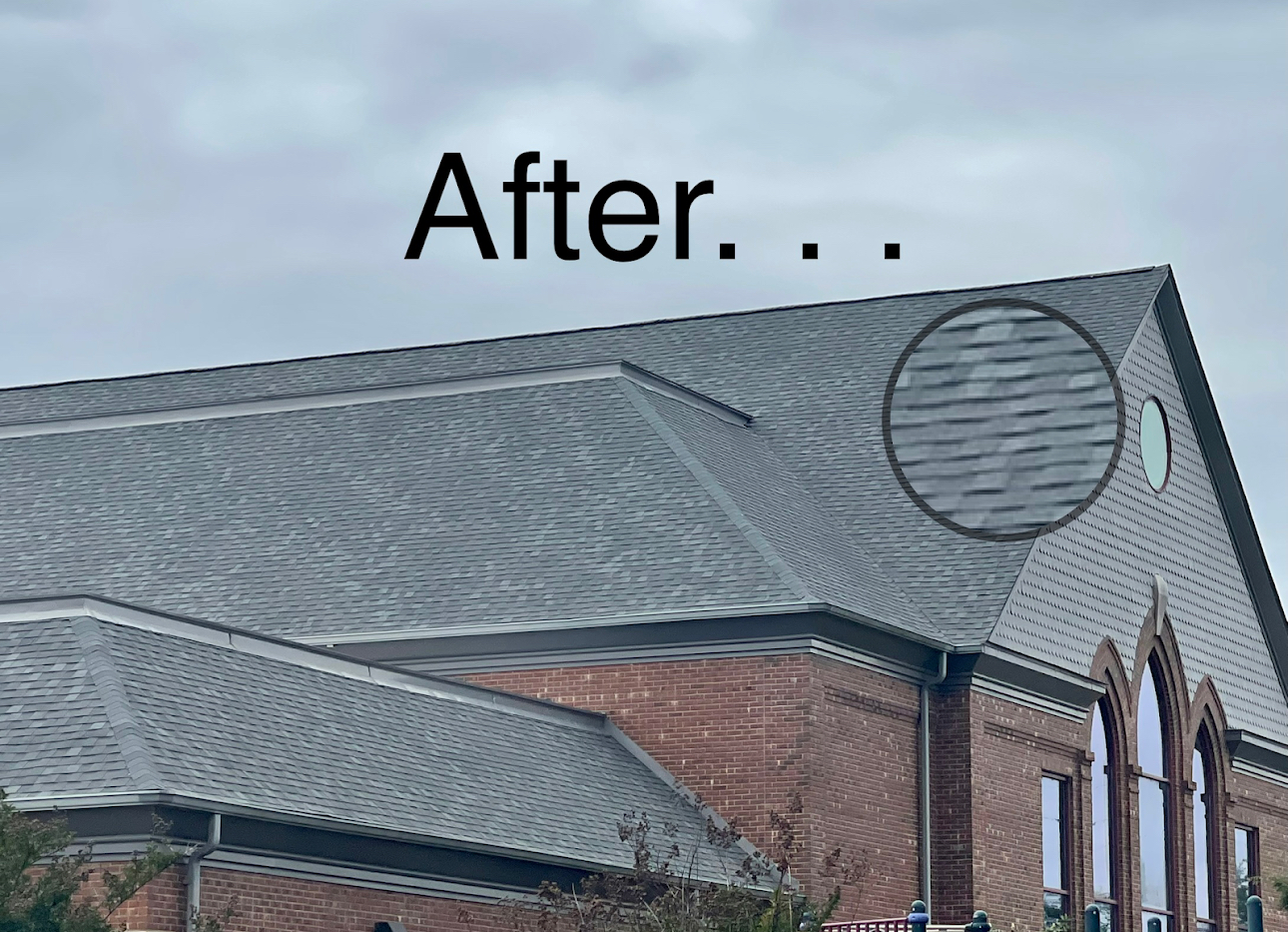 Church Roof Replacement - After